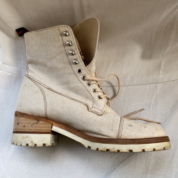Espace   Vintage Linen Boots - Picture 6 of 16